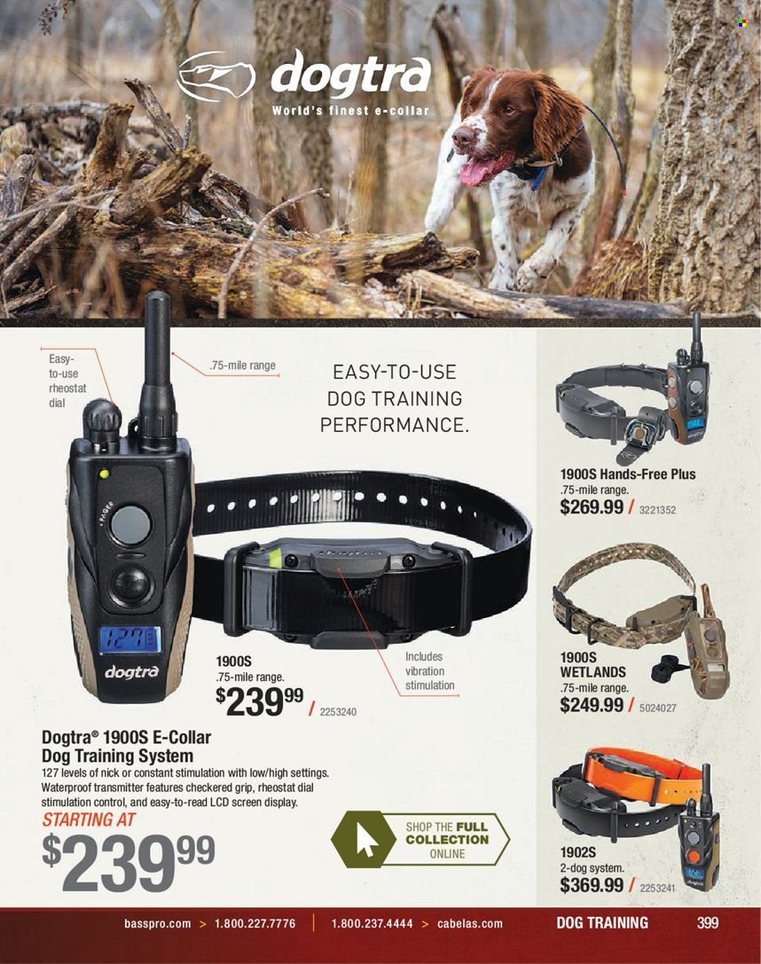 Bass Pro Shops flyer . Page 399.