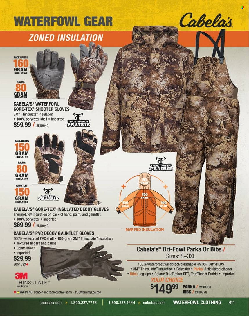 Bass Pro Shops flyer . Page 411.