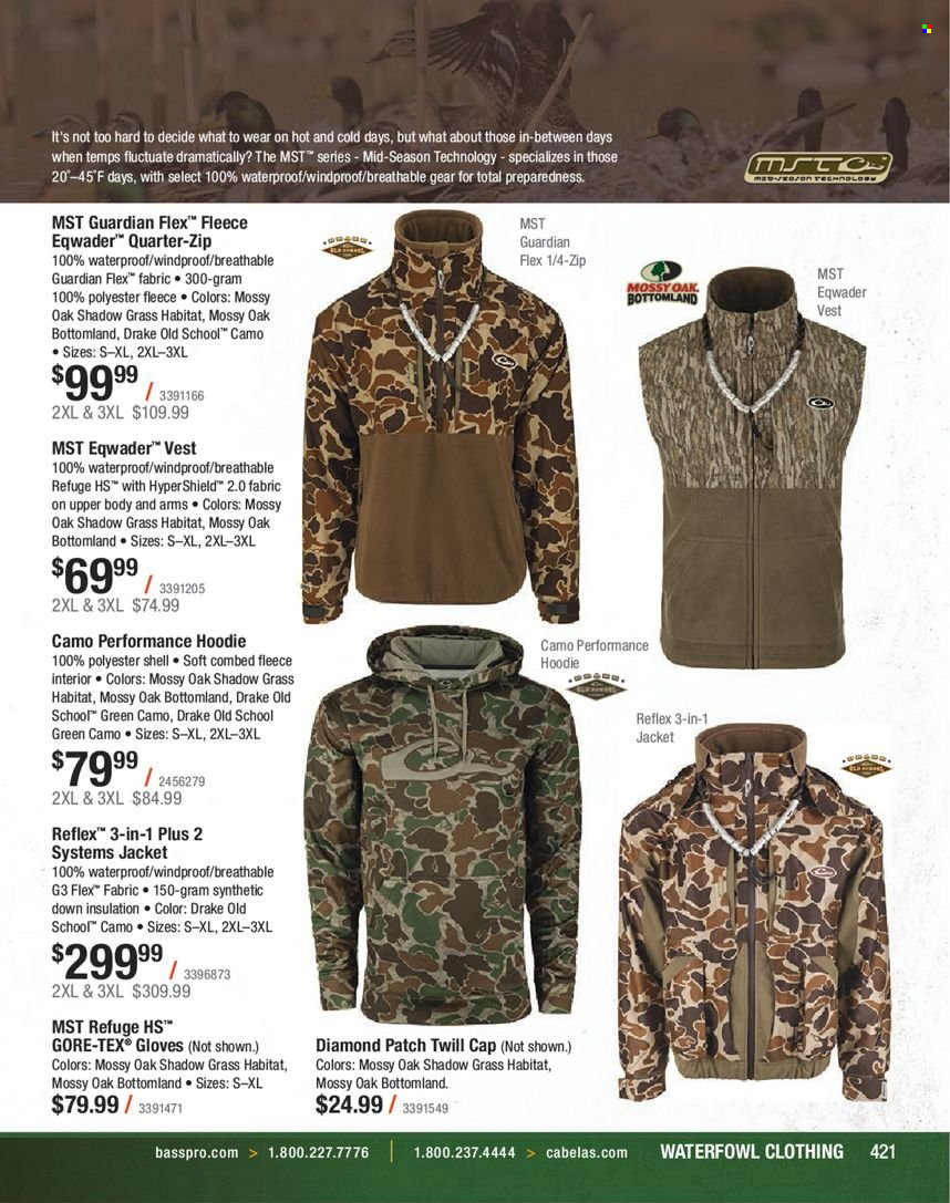 Bass Pro Shops flyer . Page 421.