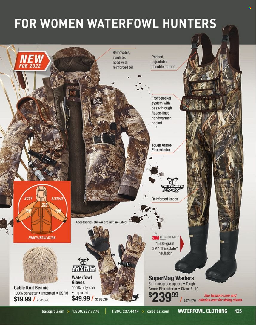 Bass Pro Shops flyer . Page 425.