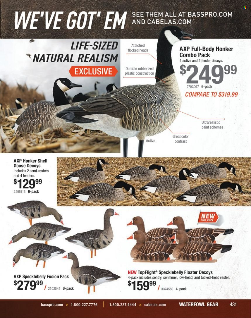 Bass Pro Shops flyer . Page 431.