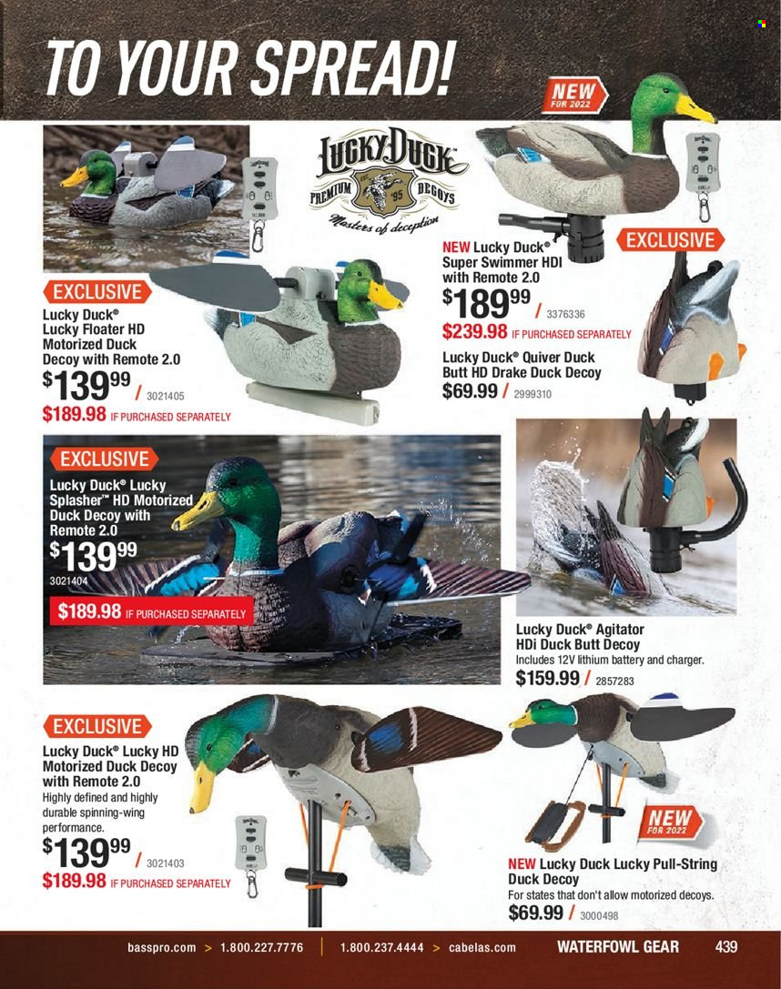 Bass Pro Shops flyer . Page 439.