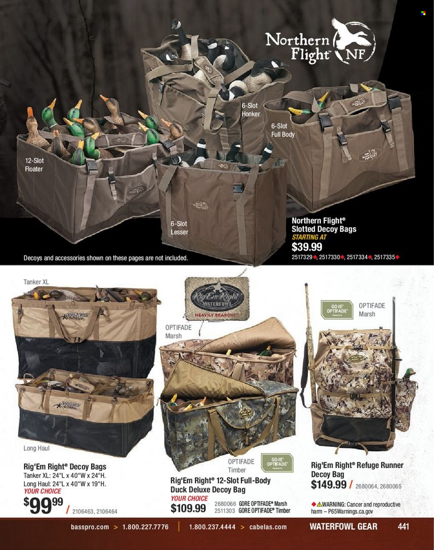 Bass Pro Shops flyer . Page 441.