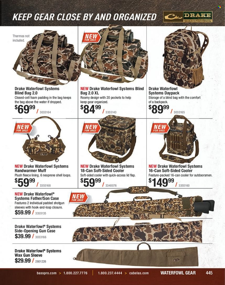 Bass Pro Shops flyer . Page 445.