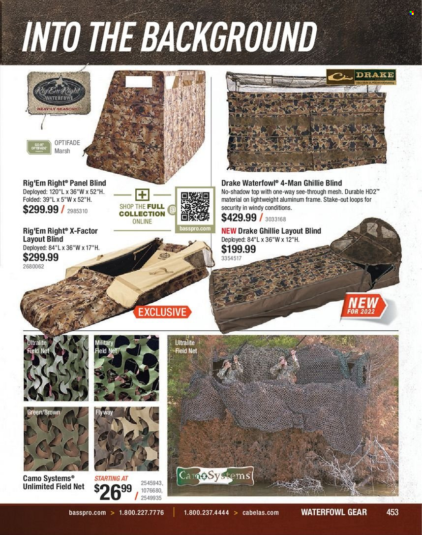 Bass Pro Shops flyer . Page 453.