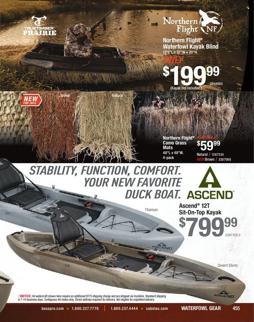 Bass Pro Shops flyer . Page 455.