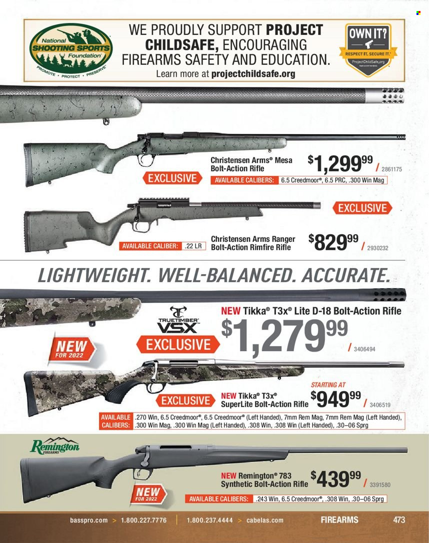 Bass Pro Shops flyer . Page 473.