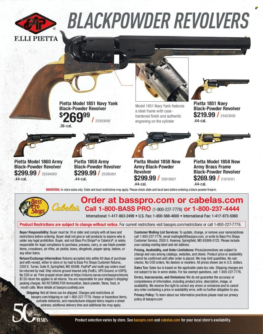 Bass Pro Shops flyer . Page 486.