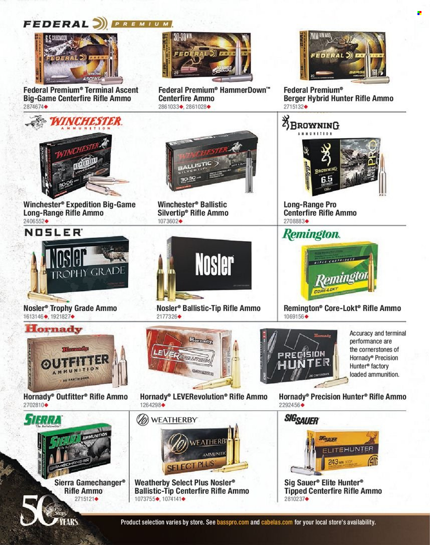 Bass Pro Shops flyer . Page 506.