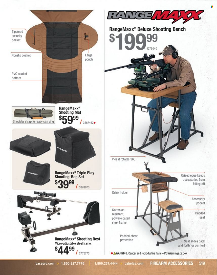 Bass Pro Shops flyer . Page 519.