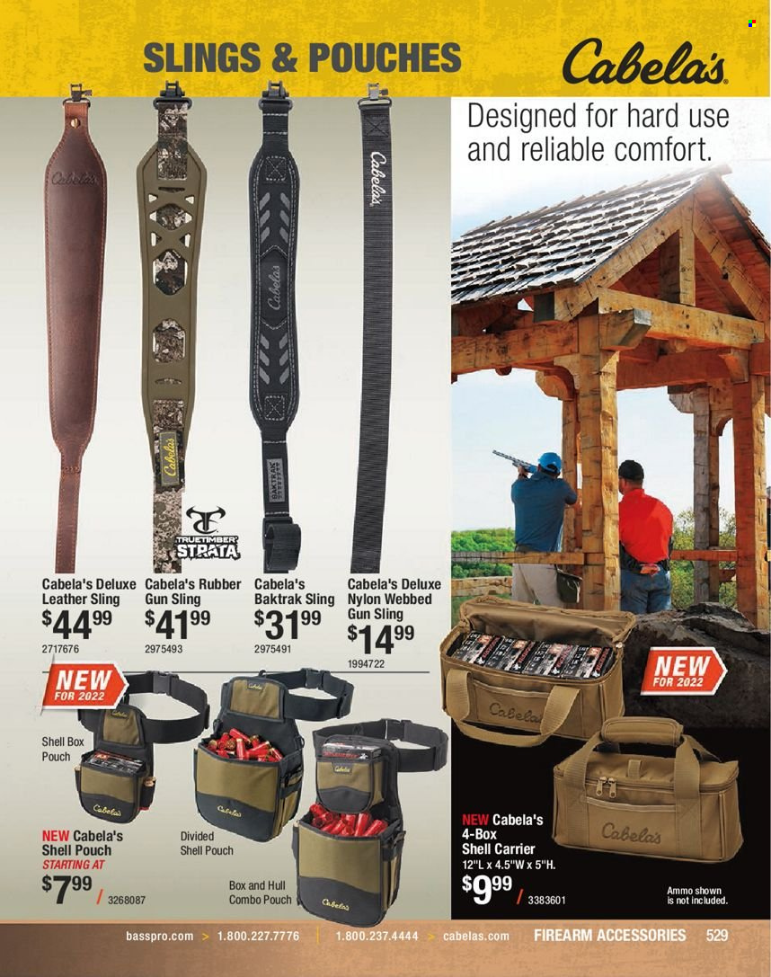 Bass Pro Shops flyer . Page 529.