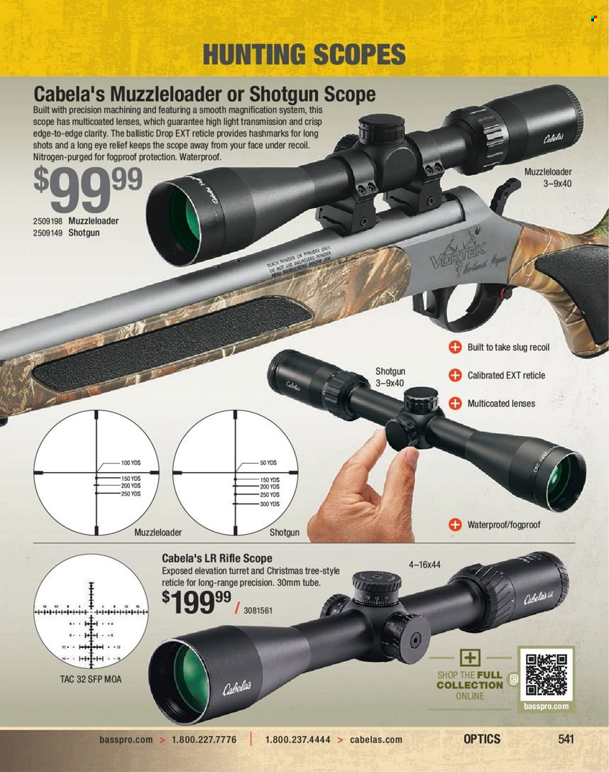 Bass Pro Shops flyer . Page 541.