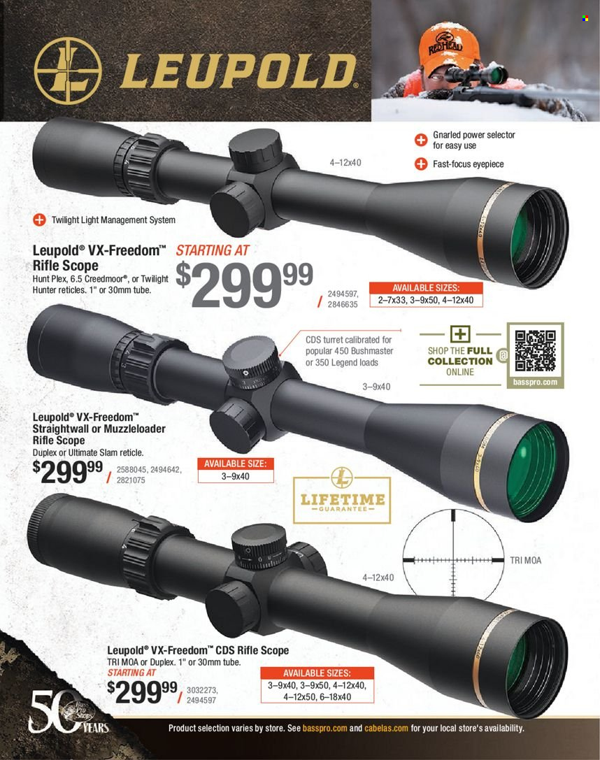 Bass Pro Shops flyer . Page 546.