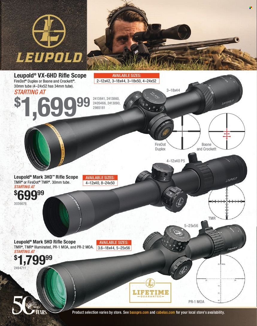 Bass Pro Shops flyer . Page 548.