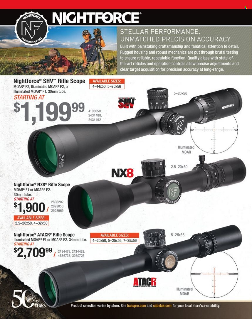 Bass Pro Shops flyer . Page 550.