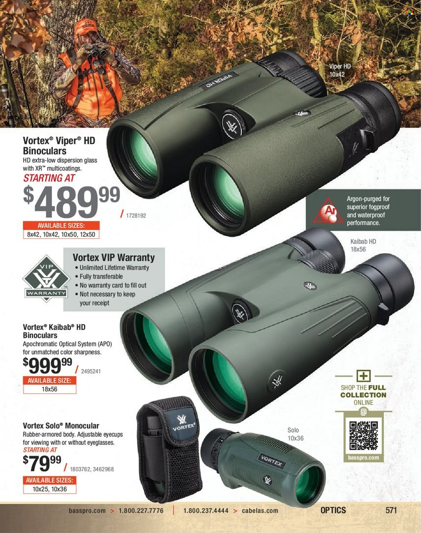 Bass Pro Shops flyer . Page 571.