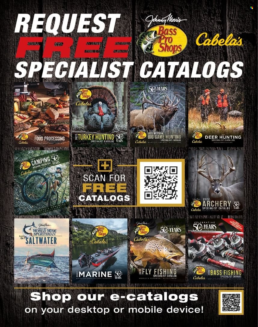 Bass Pro Shops flyer . Page 599.