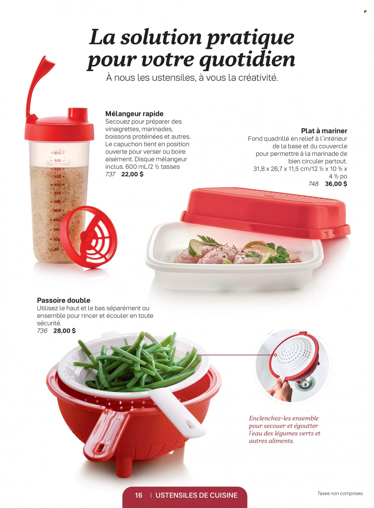 Circulaire Tupperware . Page 16.