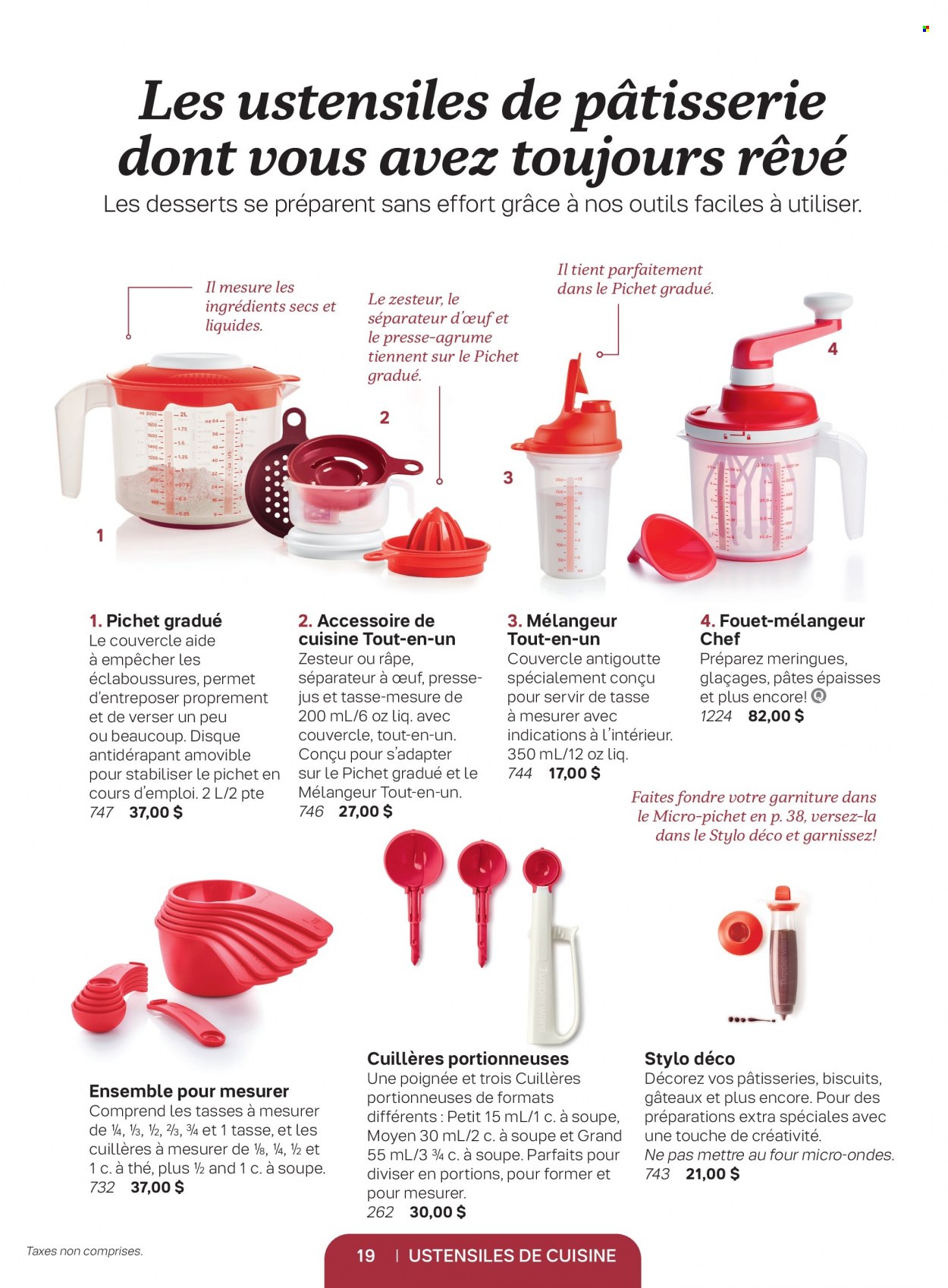 Circulaire Tupperware . Page 19.