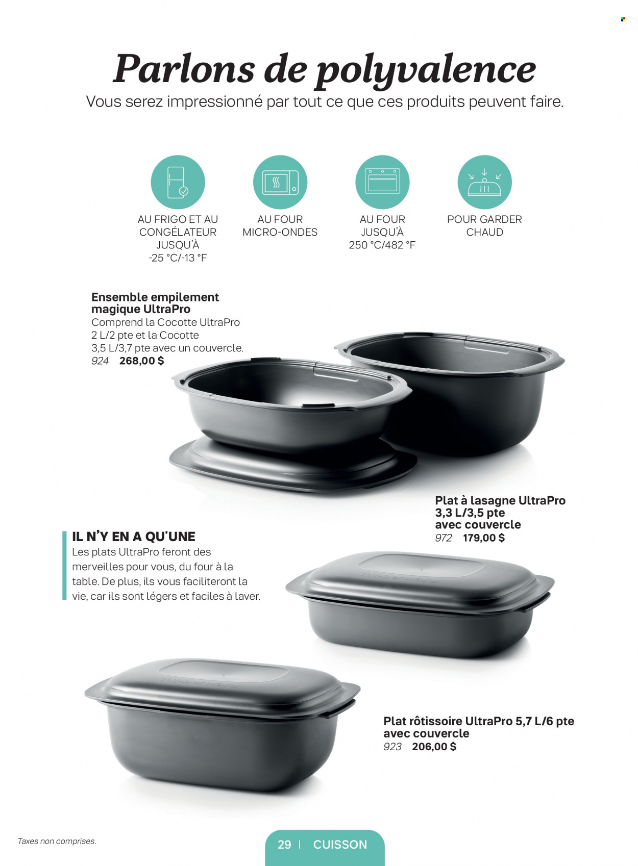 Circulaire Tupperware . Page 29.