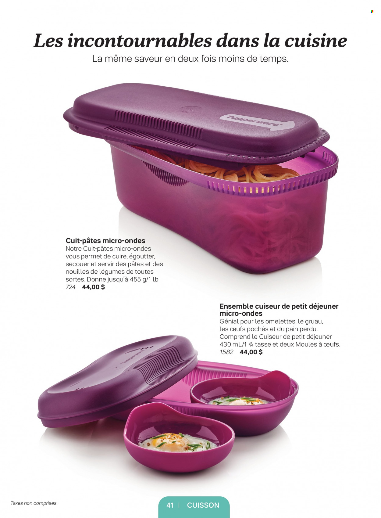 Circulaire Tupperware . Page 41.