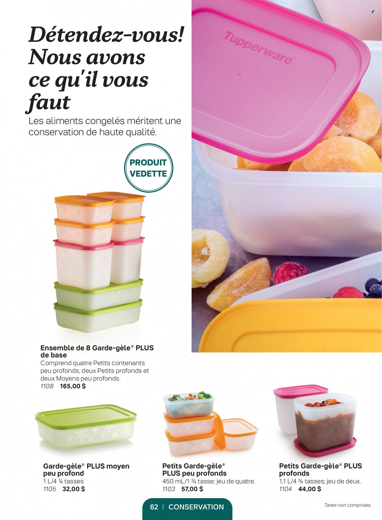 Circulaire Tupperware . Page 62.