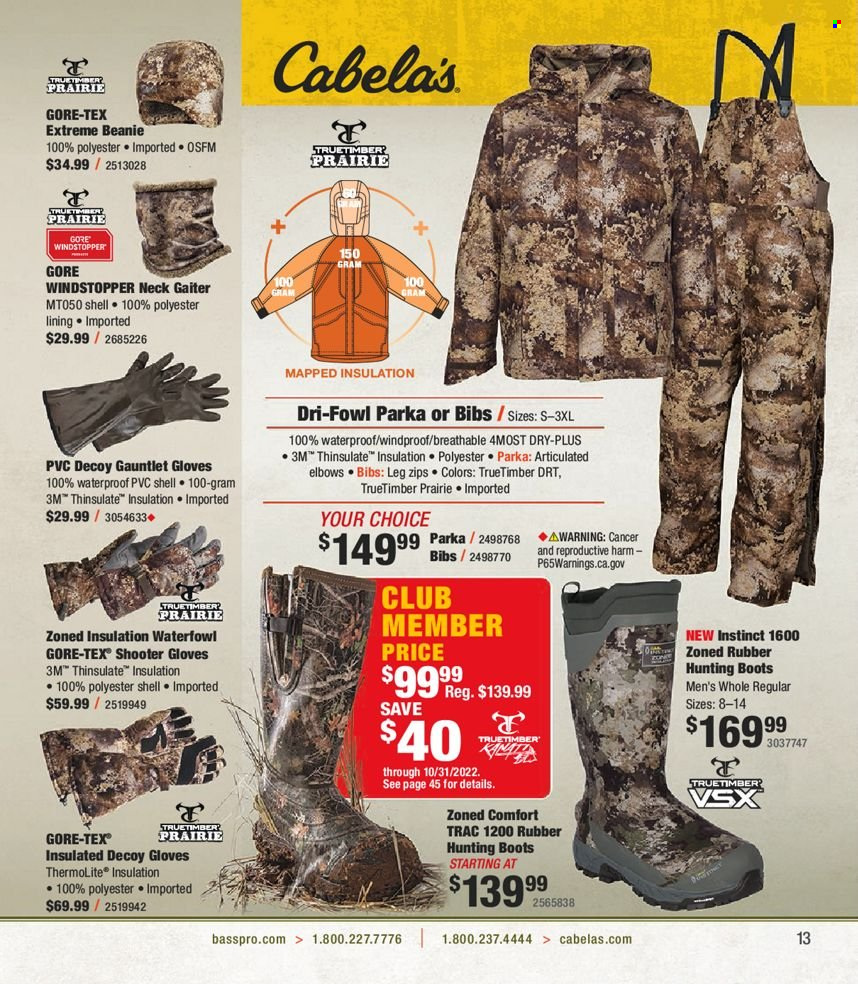 Circulaire Bass Pro Shops . Page 13.