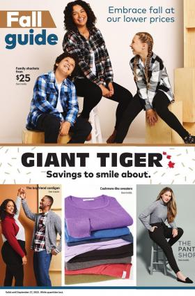 Giant Tiger - Fall Guide