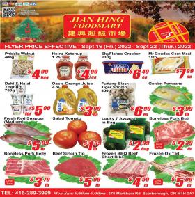 Jian Hing Supermarket - Scarborough Store Weekly Specials