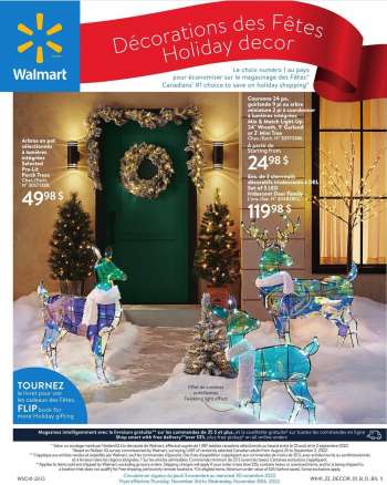 Walmart Flyer - November 03, 2022 - November 30, 2022.