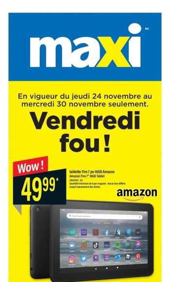 Maxi Flyer - November 24, 2022 - November 30, 2022.