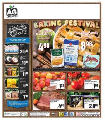 AG Foods Flyer - November 20, 2022 - November 26, 2022.