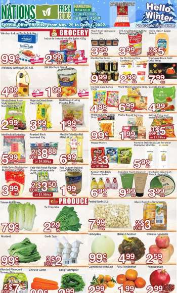 Nations Fresh Foods Flyer - November 25, 2022 - December 01, 2022.
