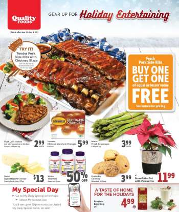 Quality Foods Victoria flyers