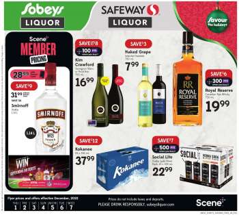 Sobeys Liquor Saskatoon flyers