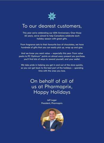 Pharmaprix Flyer - November 25, 2022 - December 22, 2022.