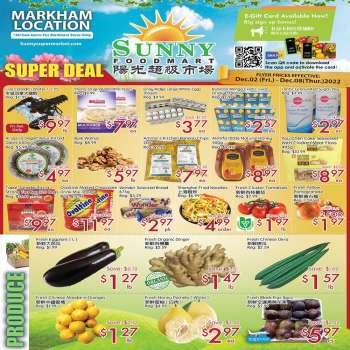 Sunny Foodmart Flyer - December 02, 2022 - December 08, 2022.