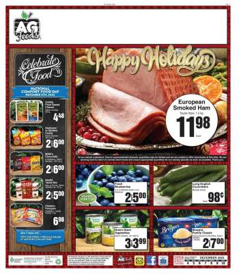 AG Foods Flyer - December 04, 2022 - December 10, 2022.