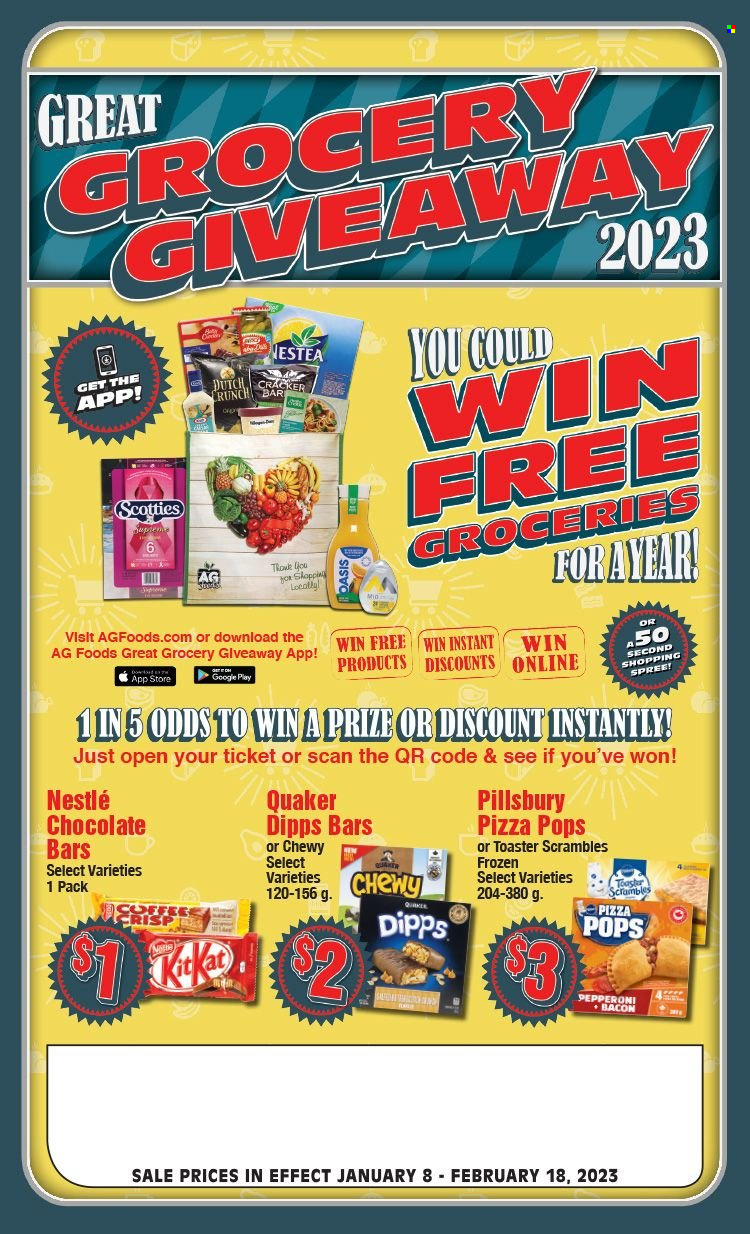 AG Foods flyer  - January 08, 2023 - February 18, 2023. Page 1.