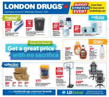 London Drugs Flyer - January 20, 2023 - February 01, 2023.