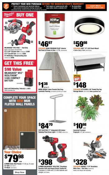 The Home Depot Flyer - January 26, 2023 - February 01, 2023.