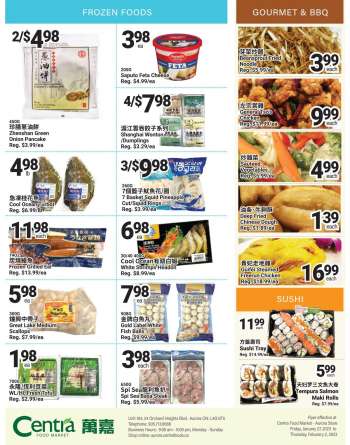 Centra Food Market Flyer - January 27, 2023 - February 02, 2023.