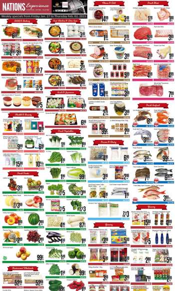 Nations Fresh Foods Flyer - January 27, 2023 - February 02, 2023.