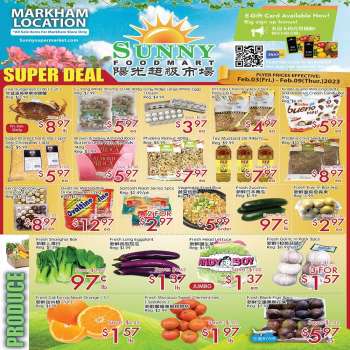 Sunny Foodmart Flyer - February 03, 2023 - February 09, 2023.