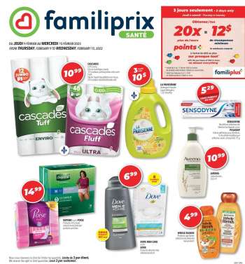 Familiprix Santé Flyer - February 09, 2023 - February 15, 2023.
