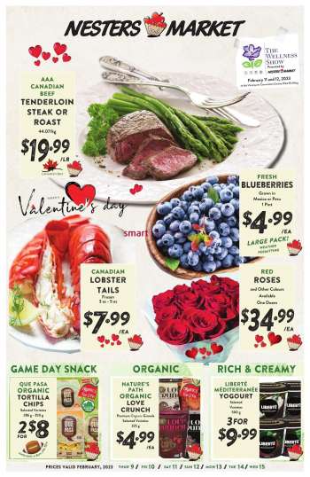 Nesters Food Market Flyer - February 09, 2023 - February 15, 2023.