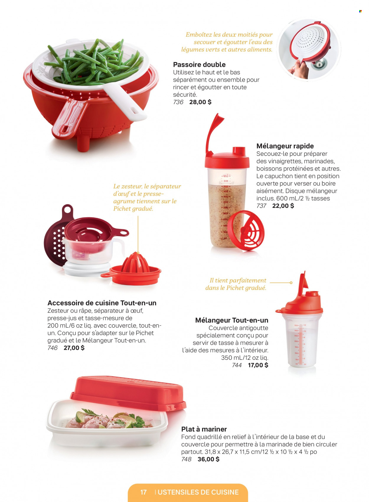 Circulaire Tupperware . Page 17.