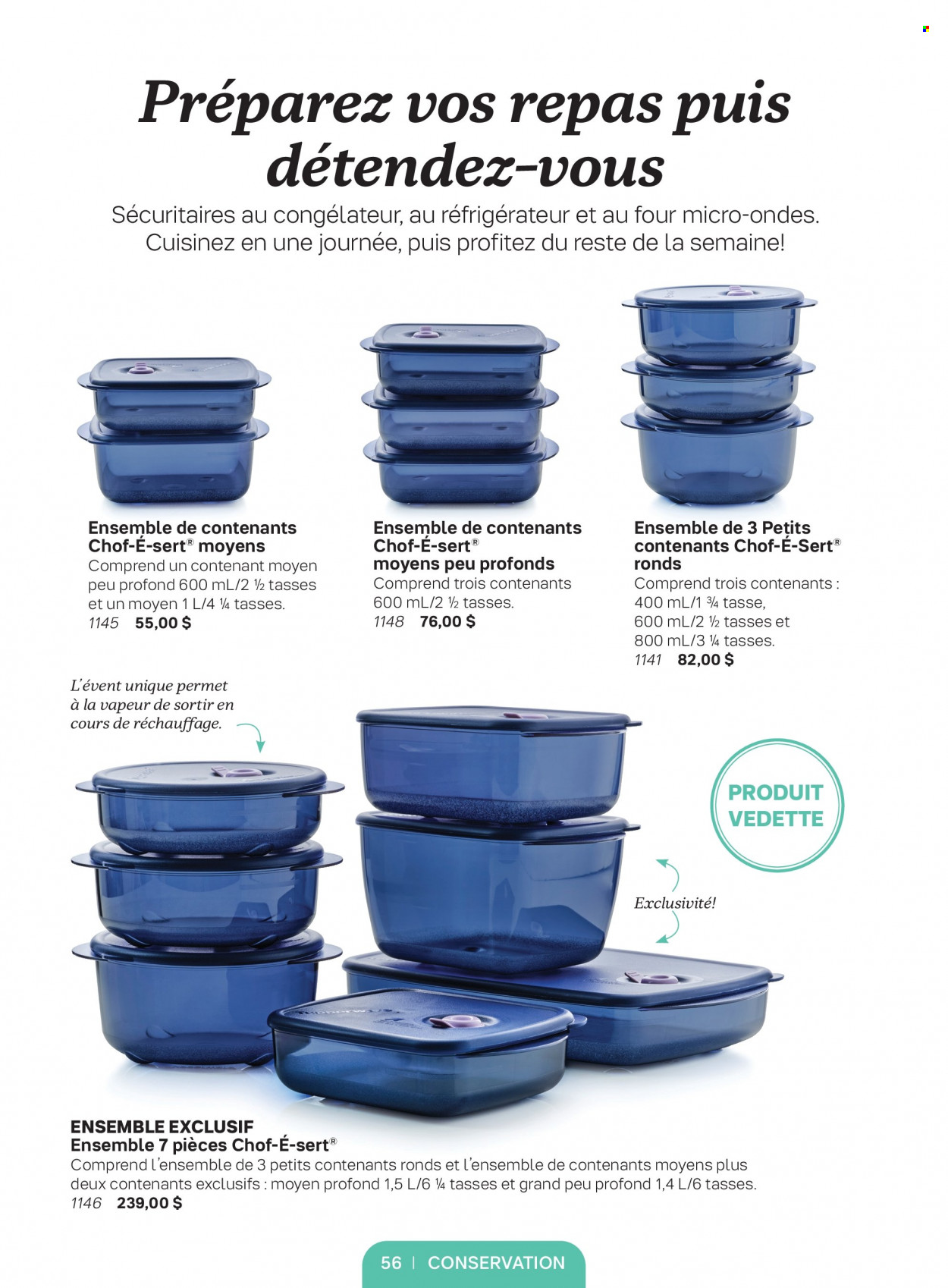 Circulaire Tupperware . Page 56.