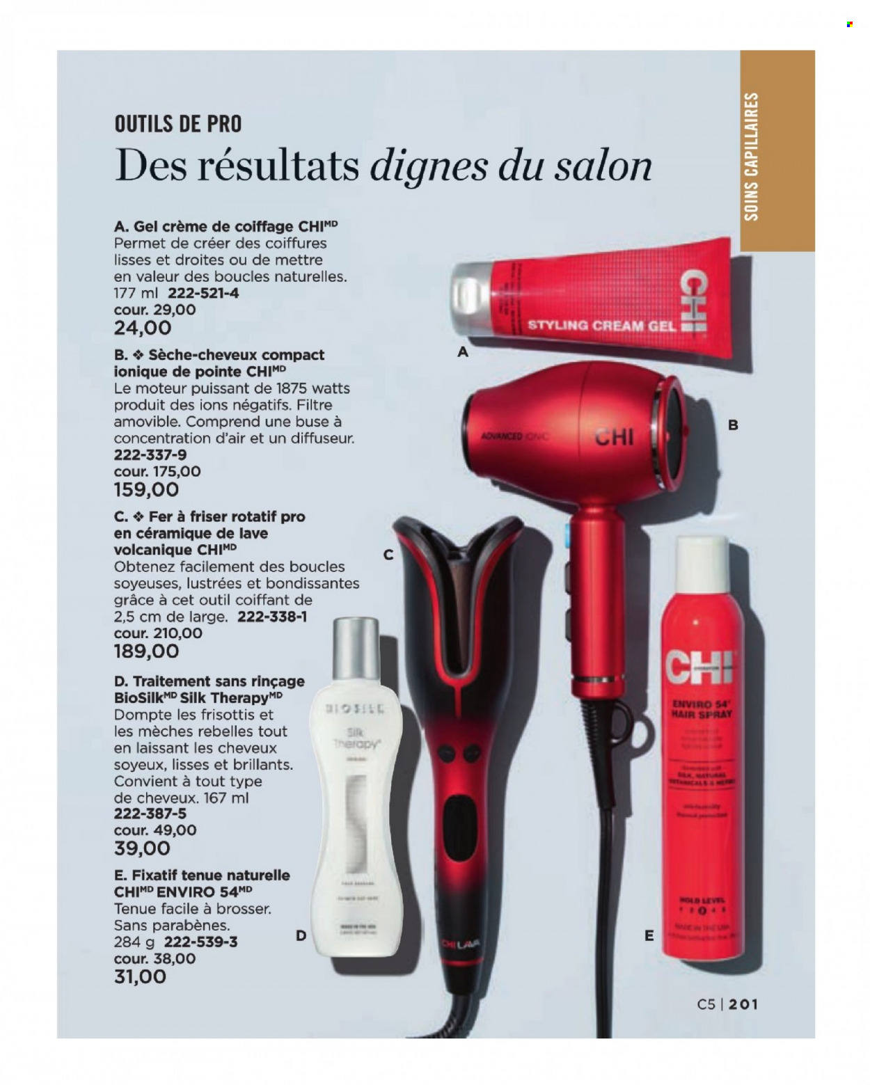 Circulaire Avon . Page 201.