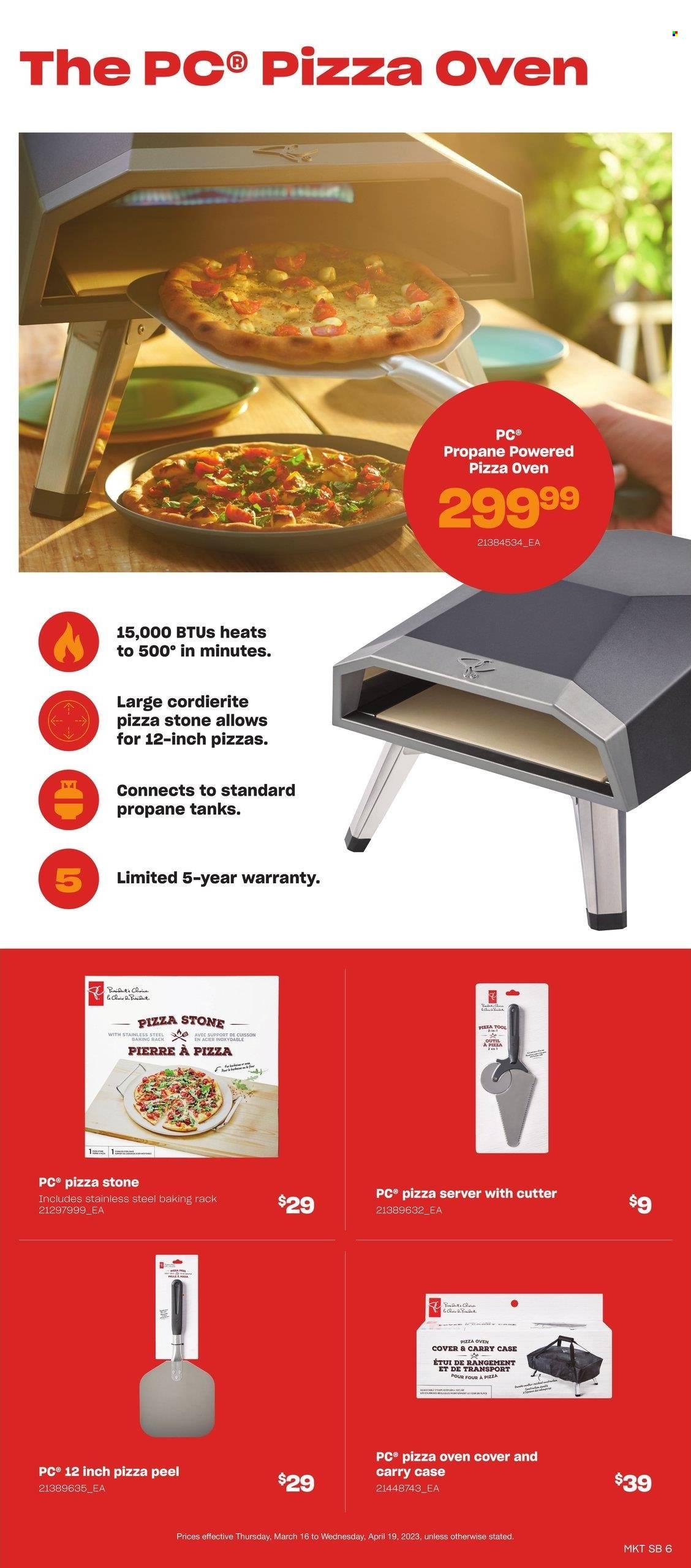 Atlantic Superstore Flyer - March 16, 2023 - April 19, 2023 - Sales products - pizza, tank. Page 6.